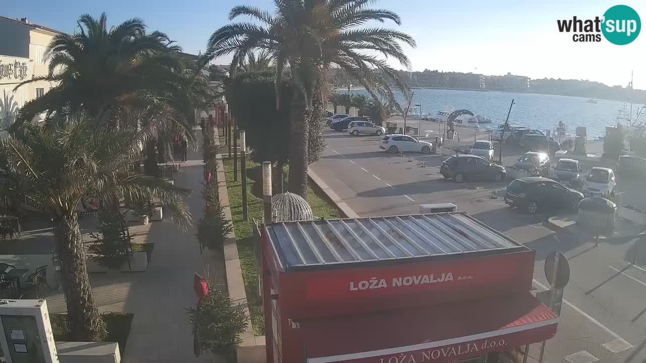 Live cam Novalja – Obala Petra Krešimira IV