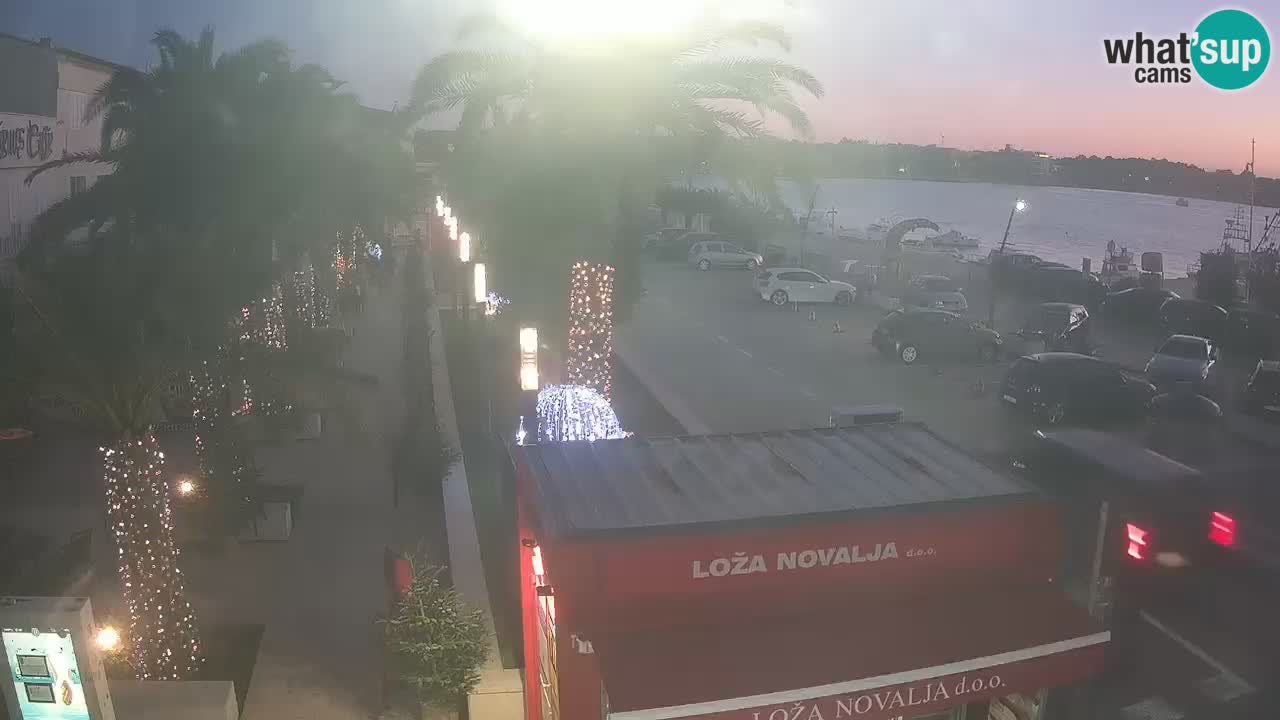 Camera en diecto Novalja – Obala Petra Krešimira IV