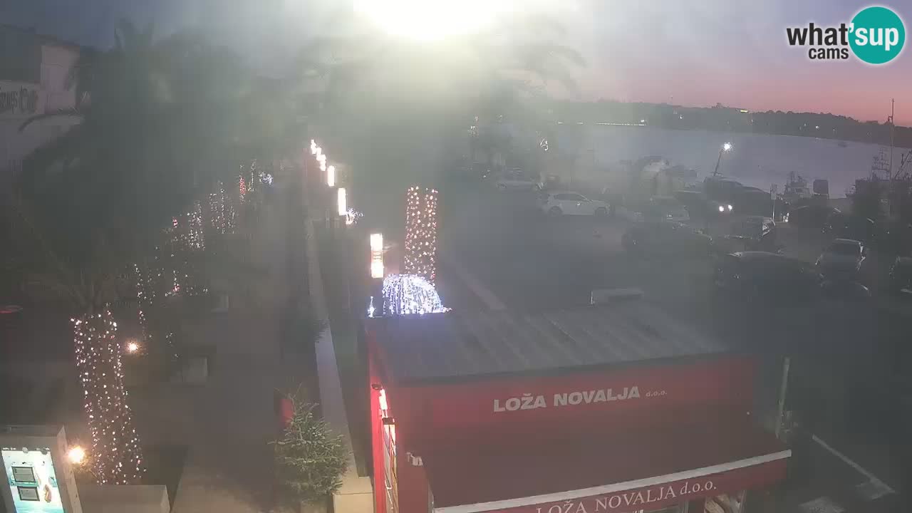 Live cam Novalja – Obala Petra Krešimira IV