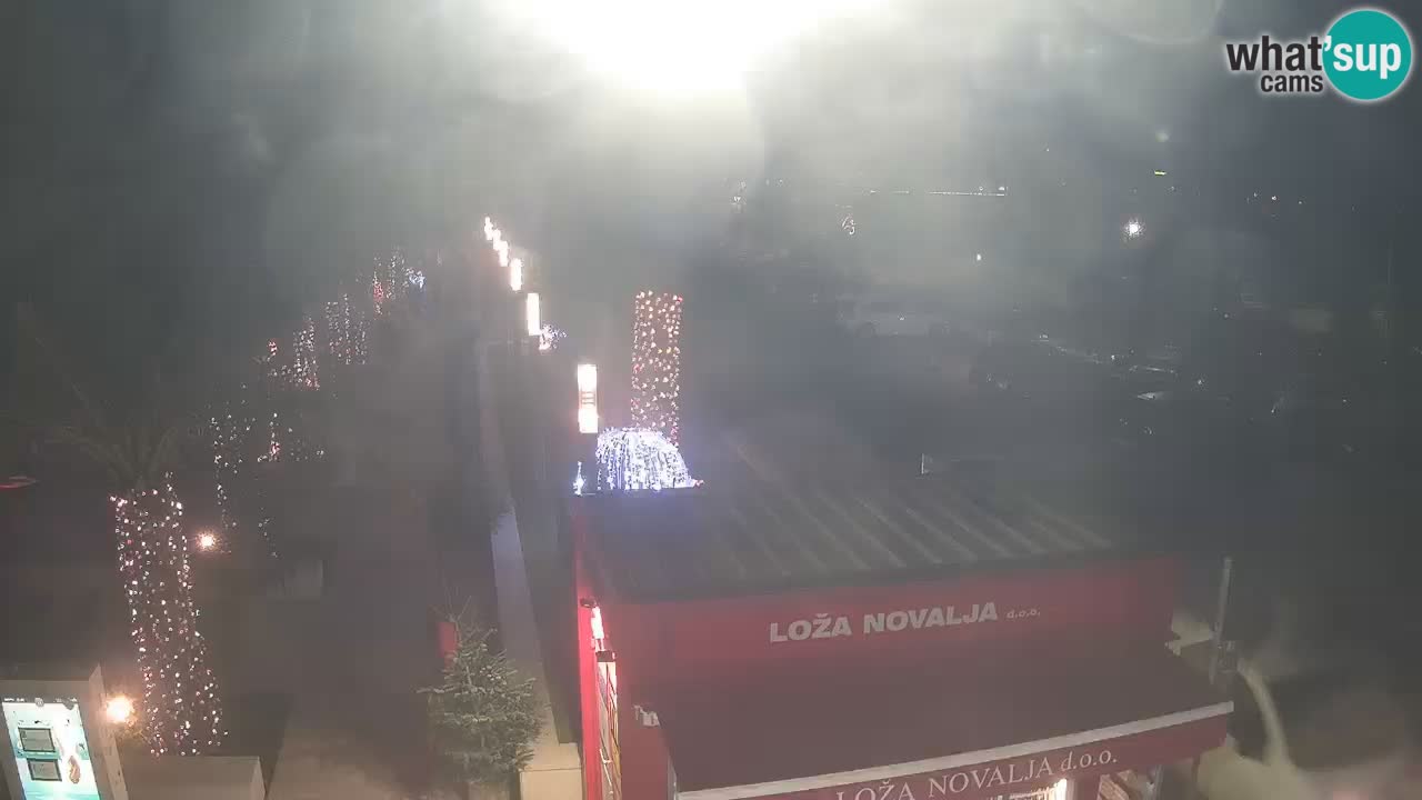 Live cam Novalja – Obala Petra Krešimira IV