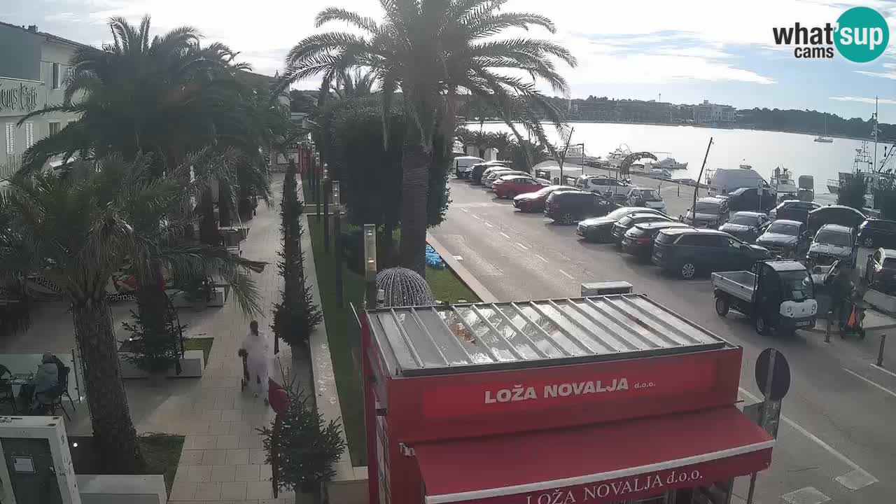 Web kamera Novalja – Obala Petra Krešimira IV