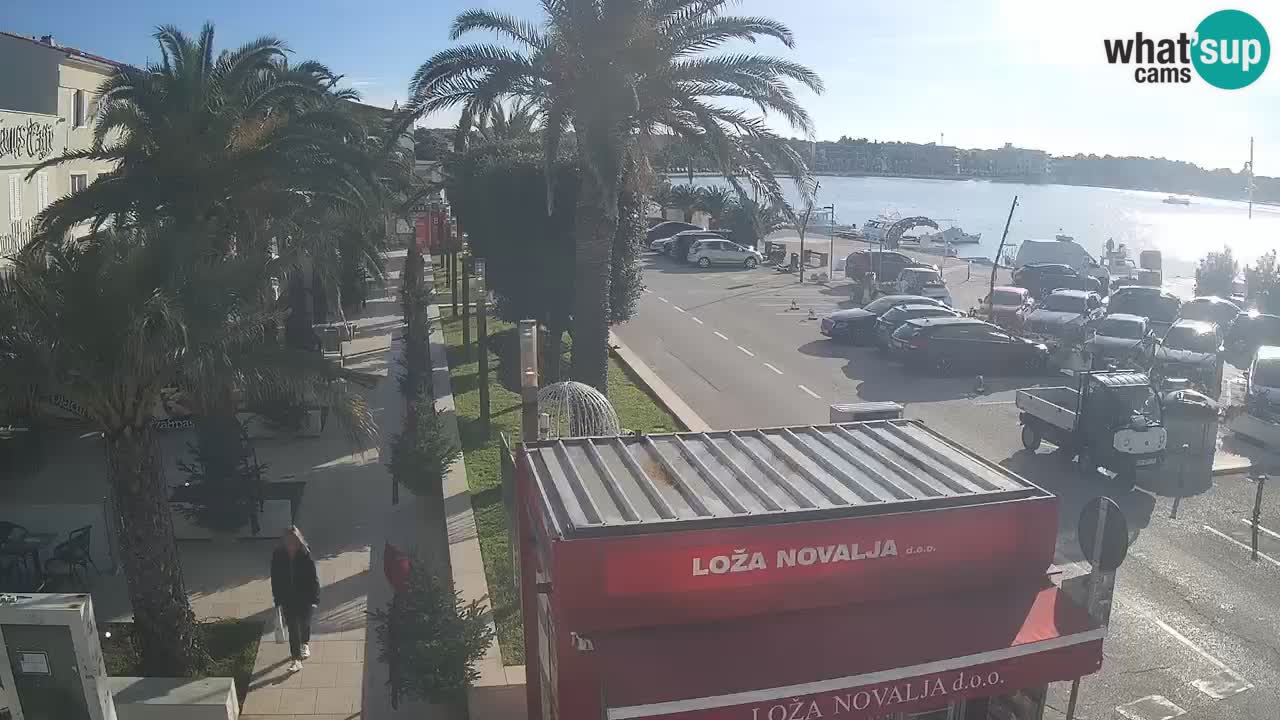 Camera en diecto Novalja – Obala Petra Krešimira IV