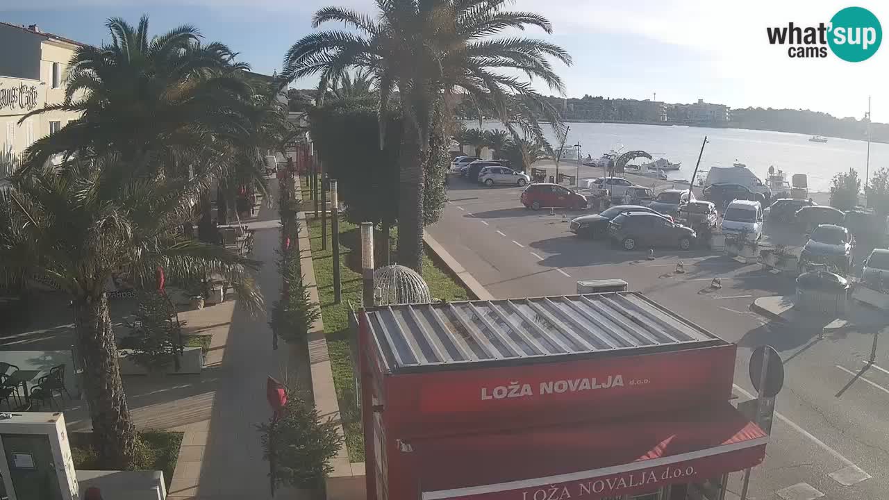 Webcam live Novalja – Obala Petra Krešimira IV