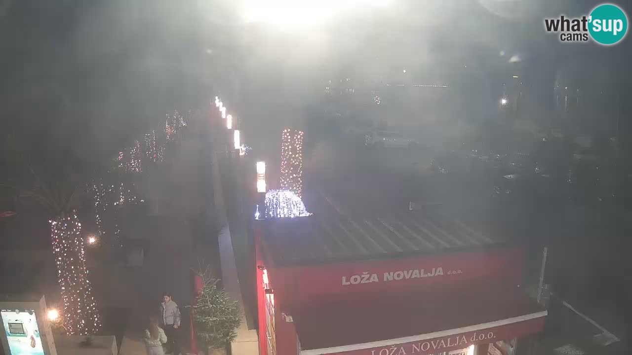 Camera en diecto Novalja – Obala Petra Krešimira IV