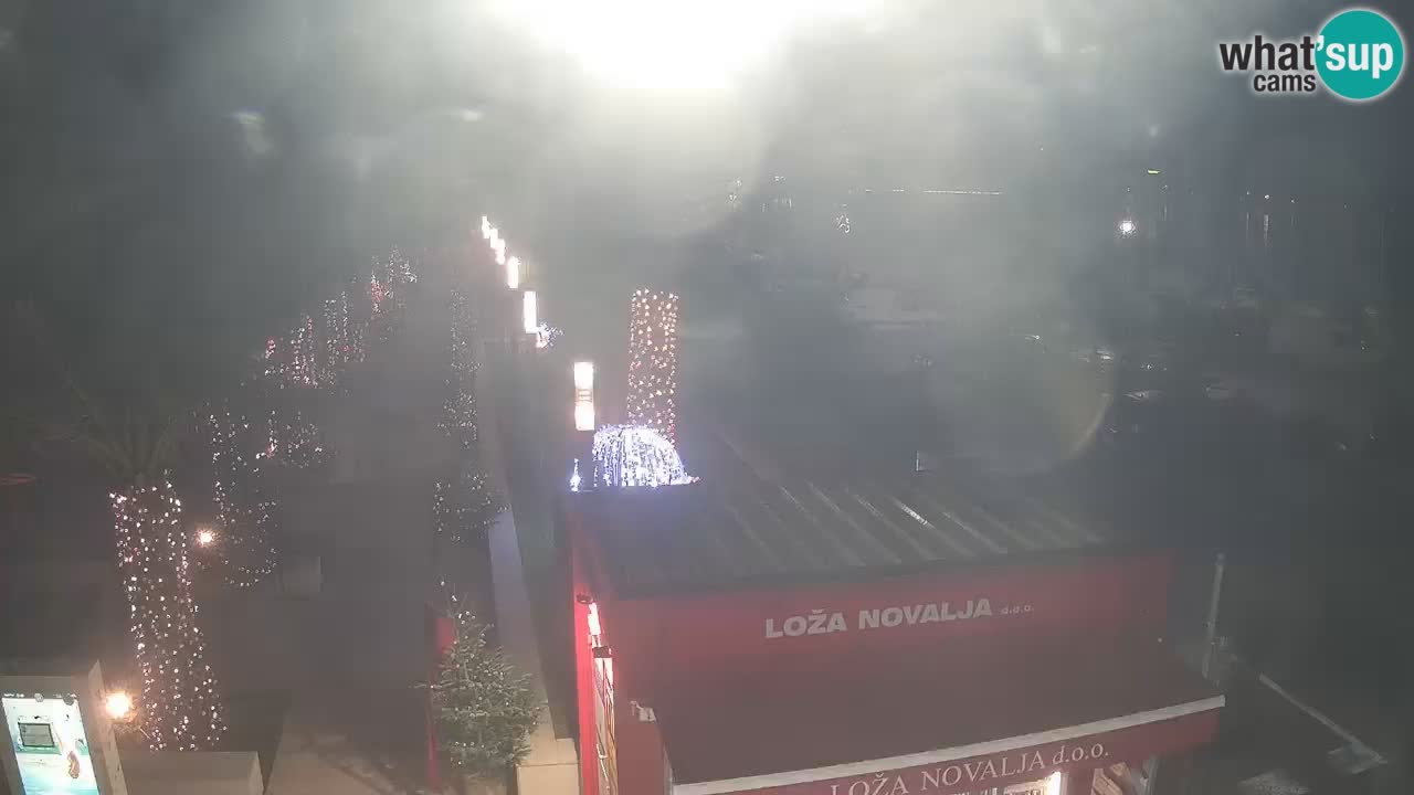 Webcam live Novalja – Obala Petra Krešimira IV