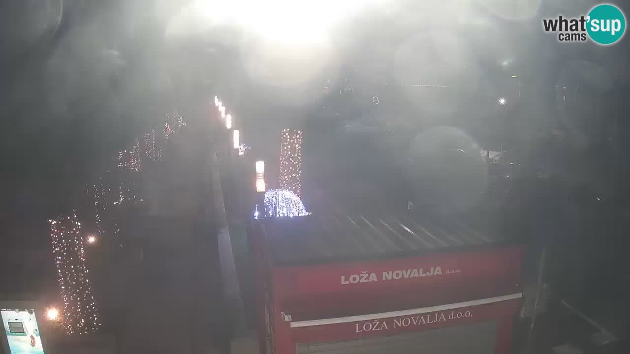 Live cam Novalja – Obala Petra Krešimira IV