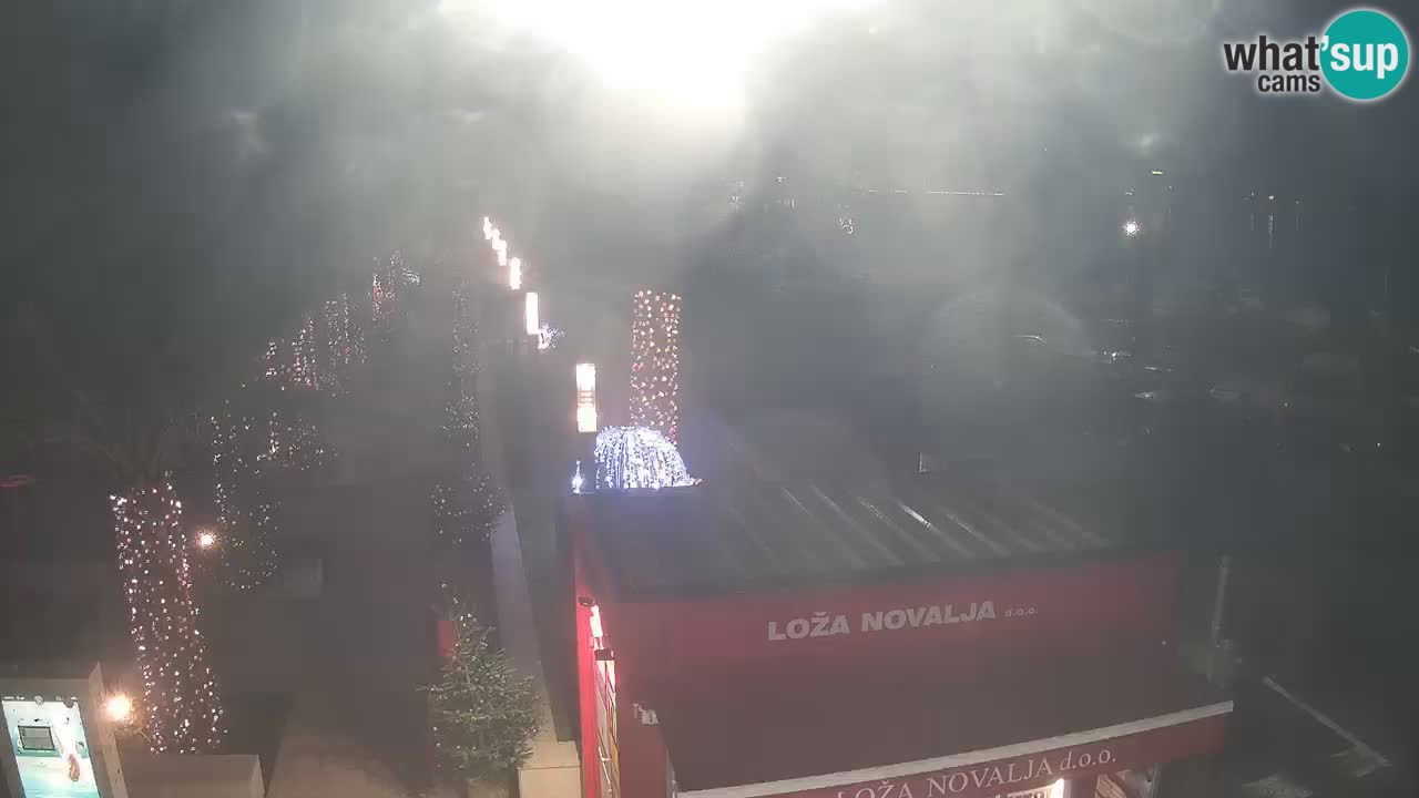 Webcam live Novalja – Obala Petra Krešimira IV