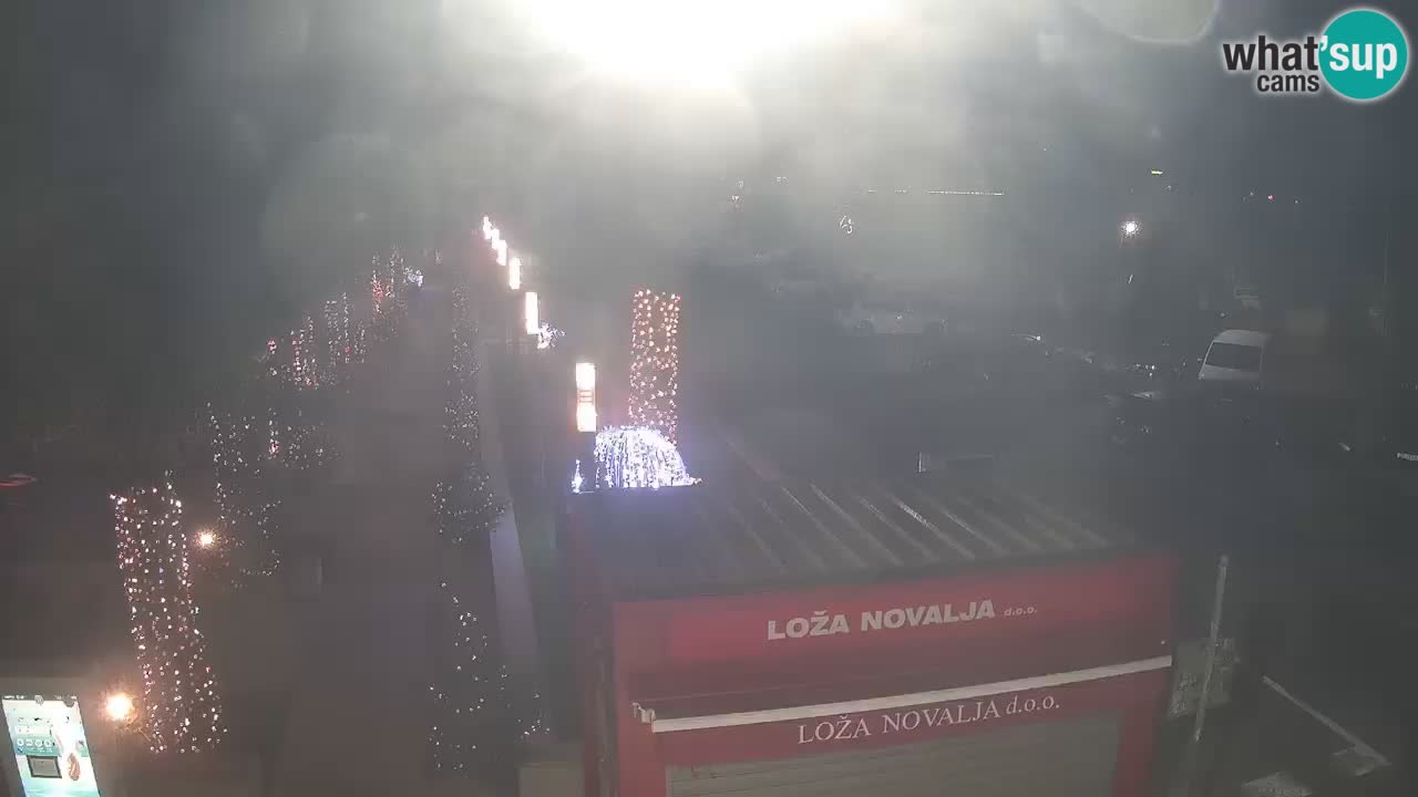 Live cam Novalja – Obala Petra Krešimira IV