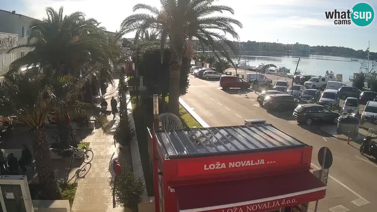 Live cam Novalja – Obala Petra Krešimira IV