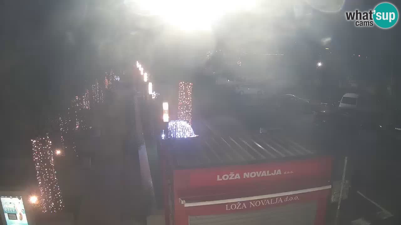 Live cam Novalja – Obala Petra Krešimira IV