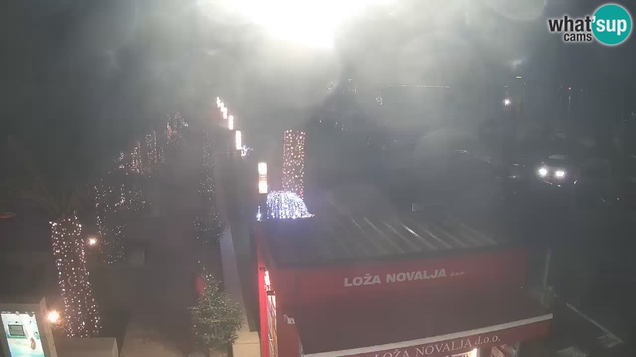 Live cam Novalja – Obala Petra Krešimira IV