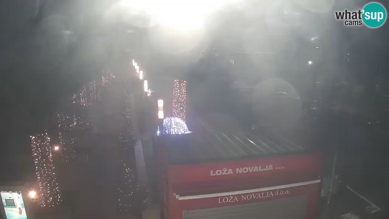 Live cam Novalja – Obala Petra Krešimira IV