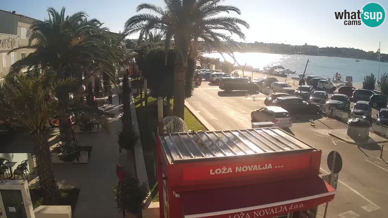 Live cam Novalja – Obala Petra Krešimira IV