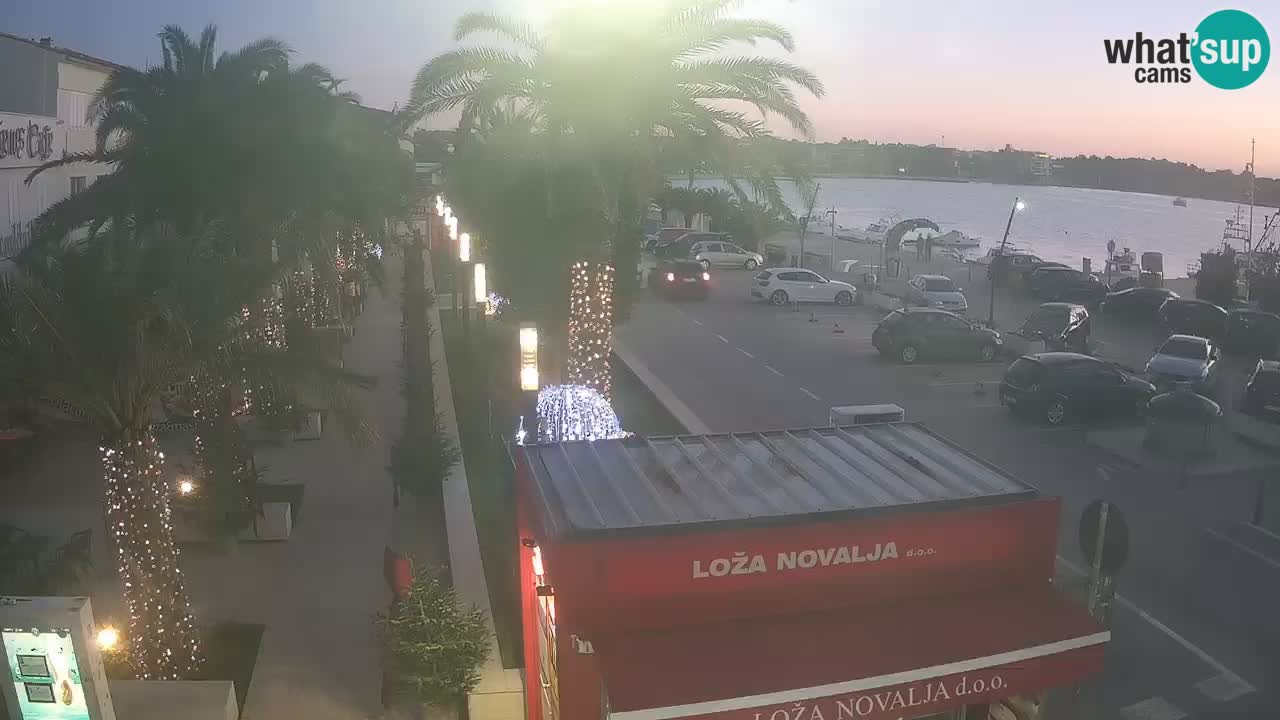 Webcam live Novalja – Obala Petra Krešimira IV