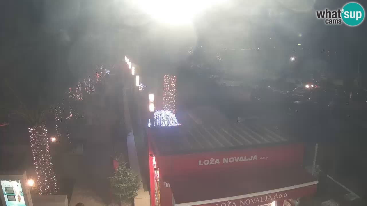 Live cam Novalja – Obala Petra Krešimira IV