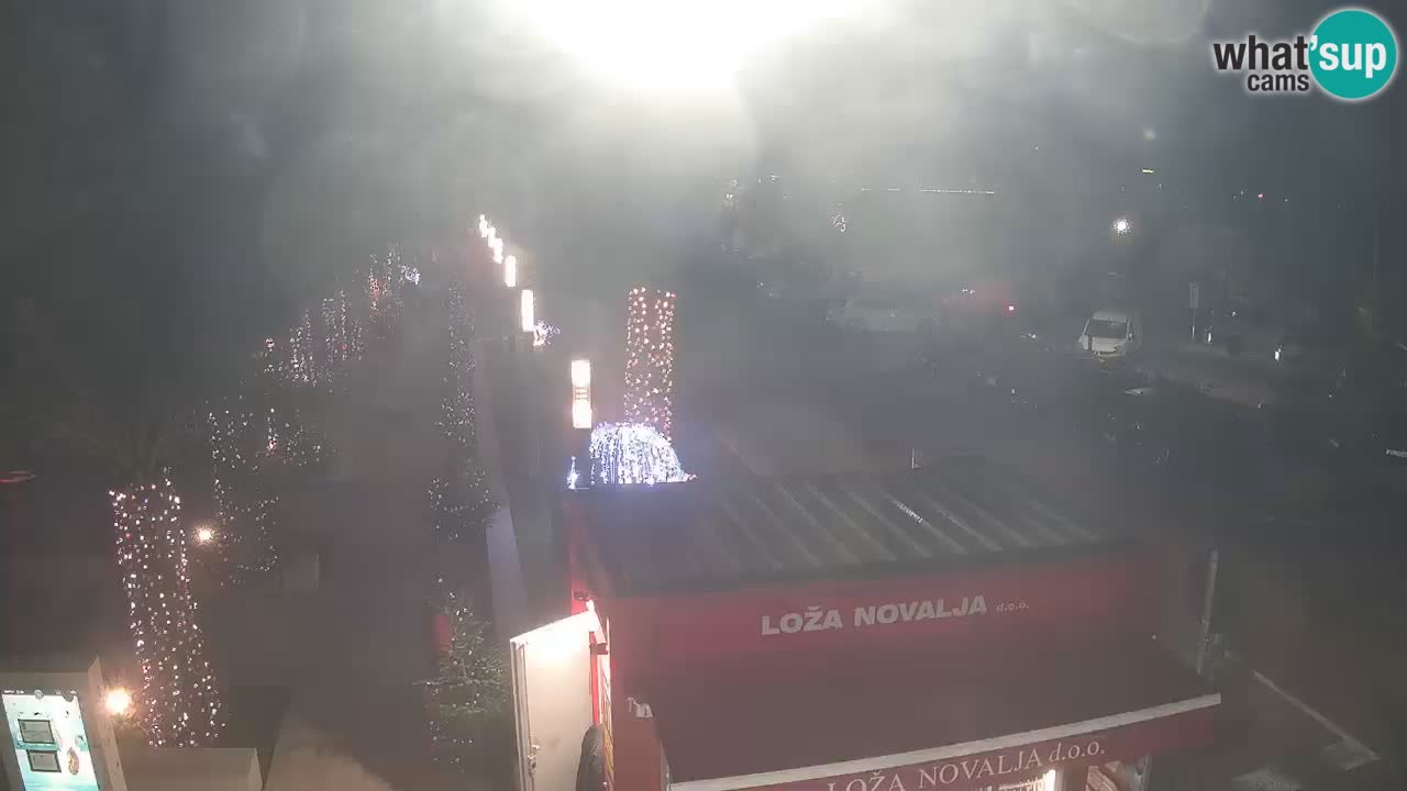 Web kamera Novalja – Obala Petra Krešimira IV