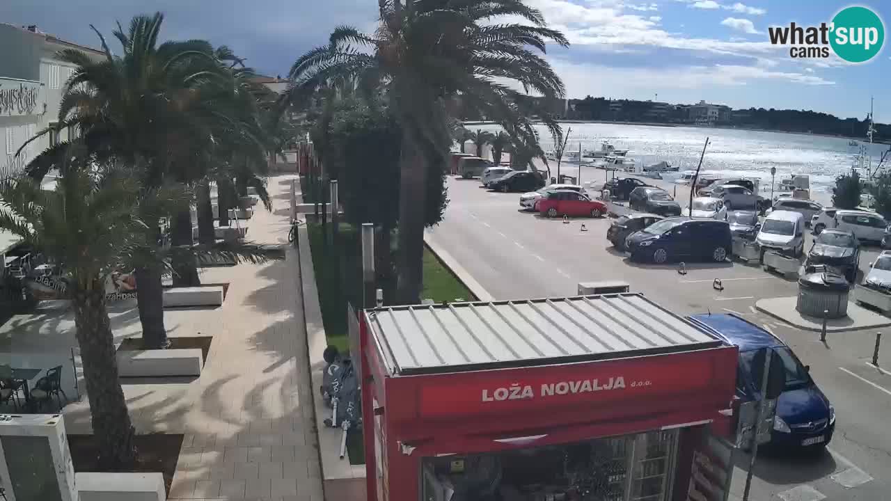 Webcam live Novalja – Obala Petra Krešimira IV