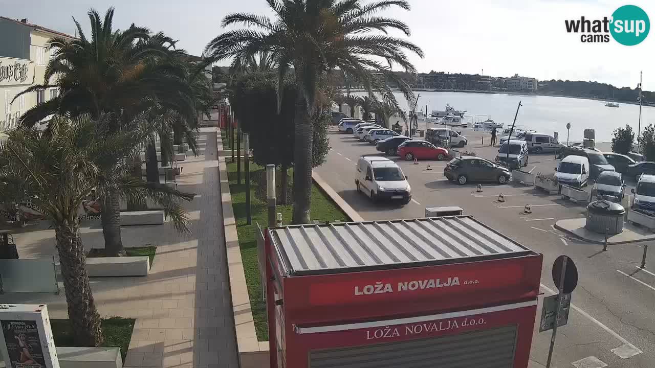 Live cam Novalja – Obala Petra Krešimira IV