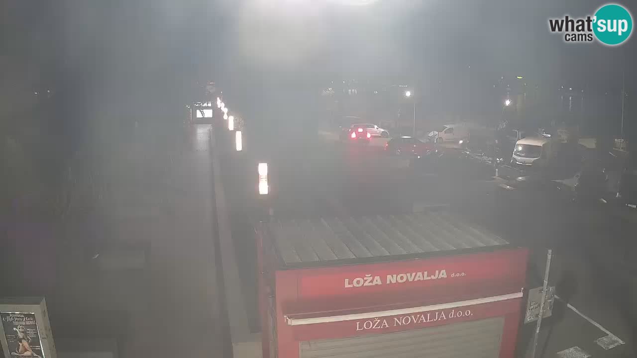 Live cam Novalja – Obala Petra Krešimira IV