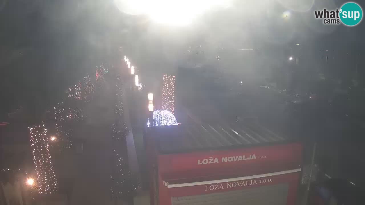 Webcam live Novalja – Obala Petra Krešimira IV