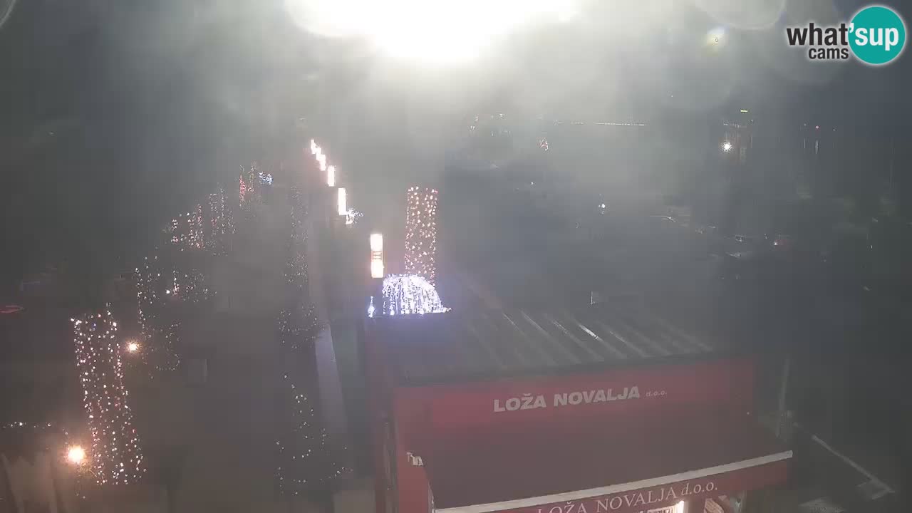 Live cam Novalja – Obala Petra Krešimira IV