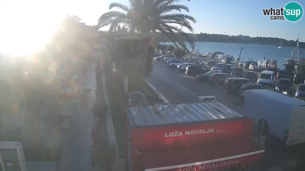 Live cam Novalja – Obala Petra Krešimira IV