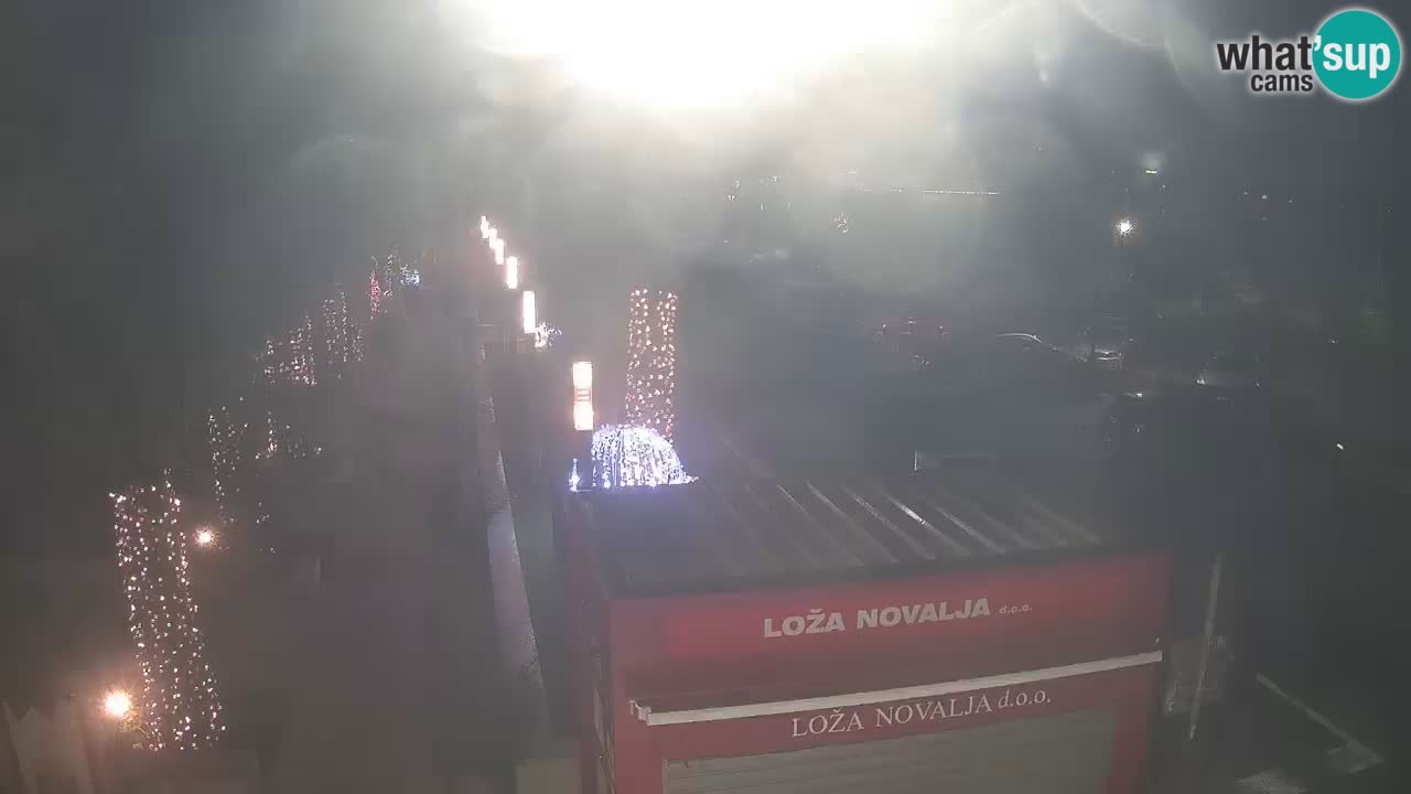 Live cam Novalja – Obala Petra Krešimira IV