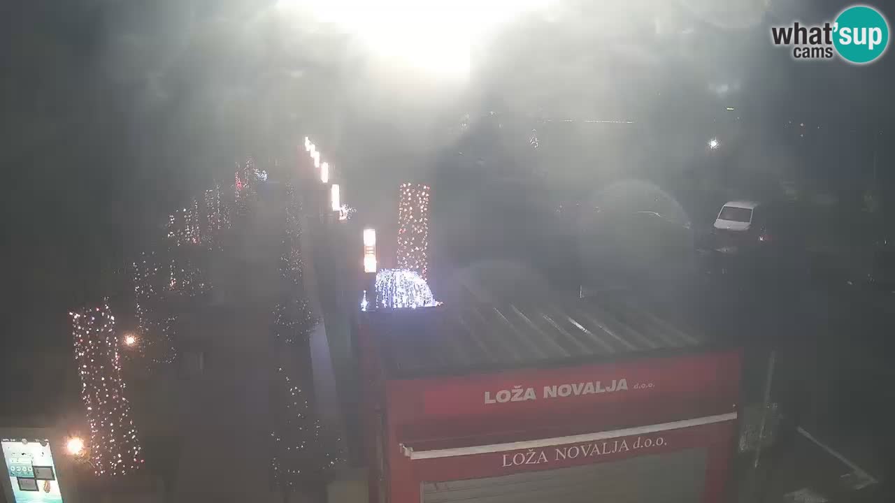 Live cam Novalja – Obala Petra Krešimira IV