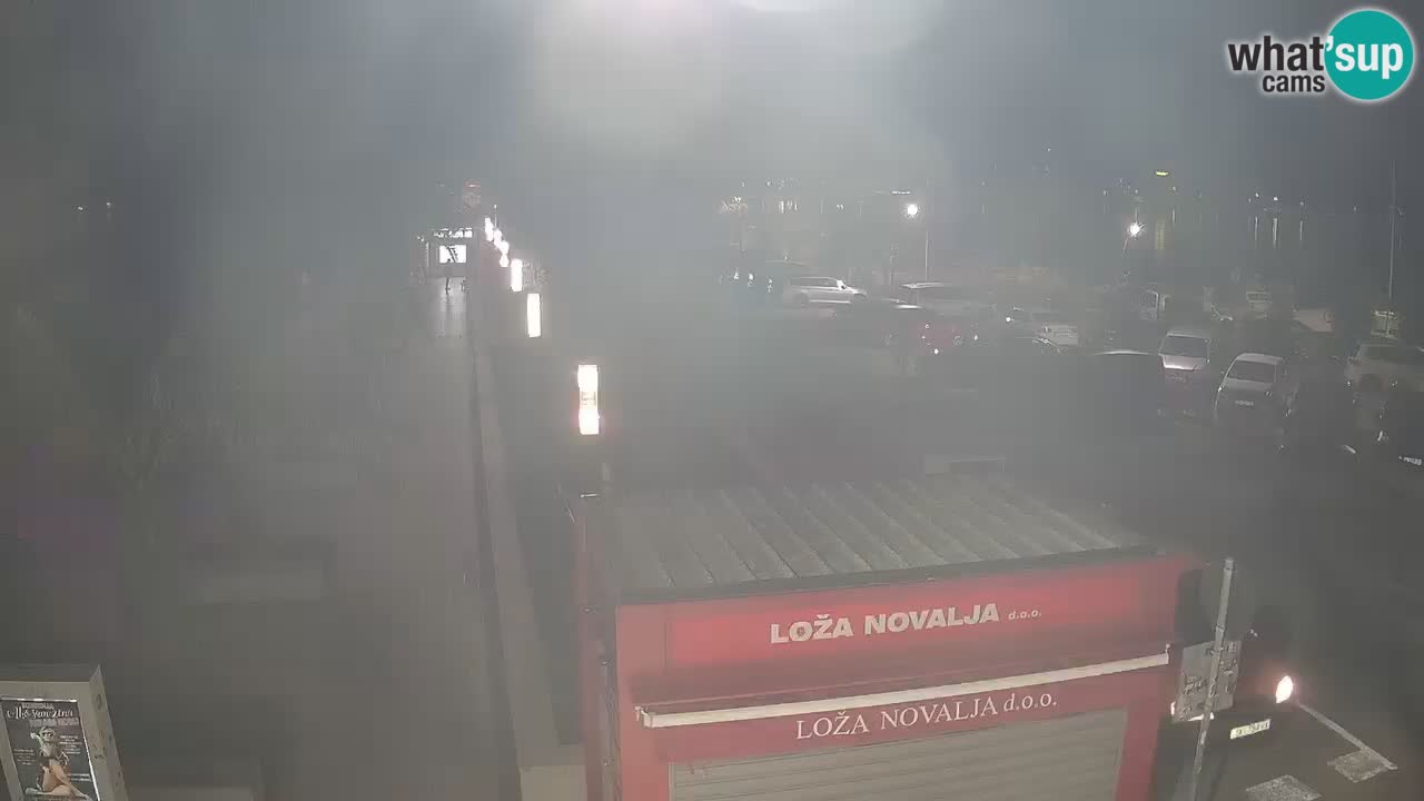 Webcam live Novalja – Obala Petra Krešimira IV