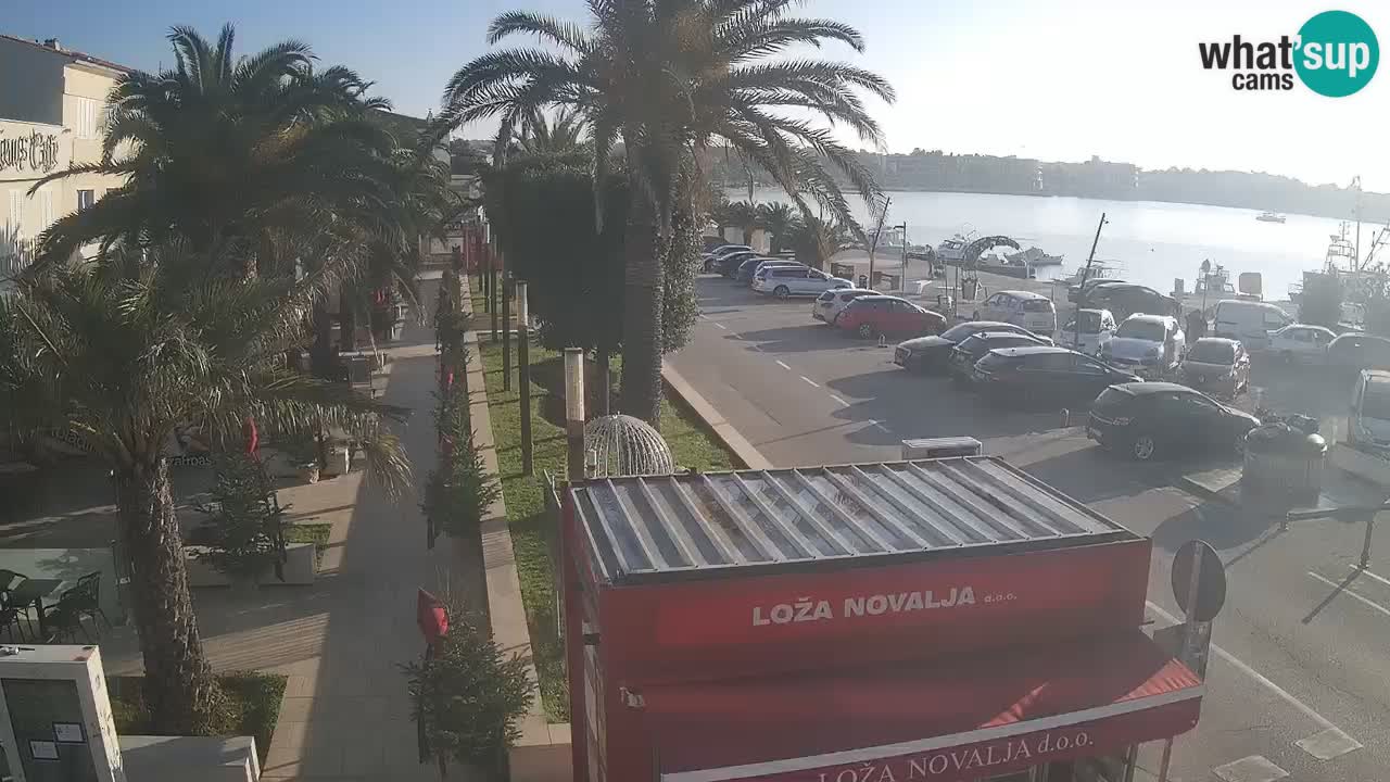 Live cam Novalja – Obala Petra Krešimira IV