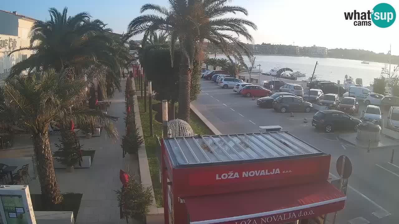 Webcam live Novalja – Obala Petra Krešimira IV