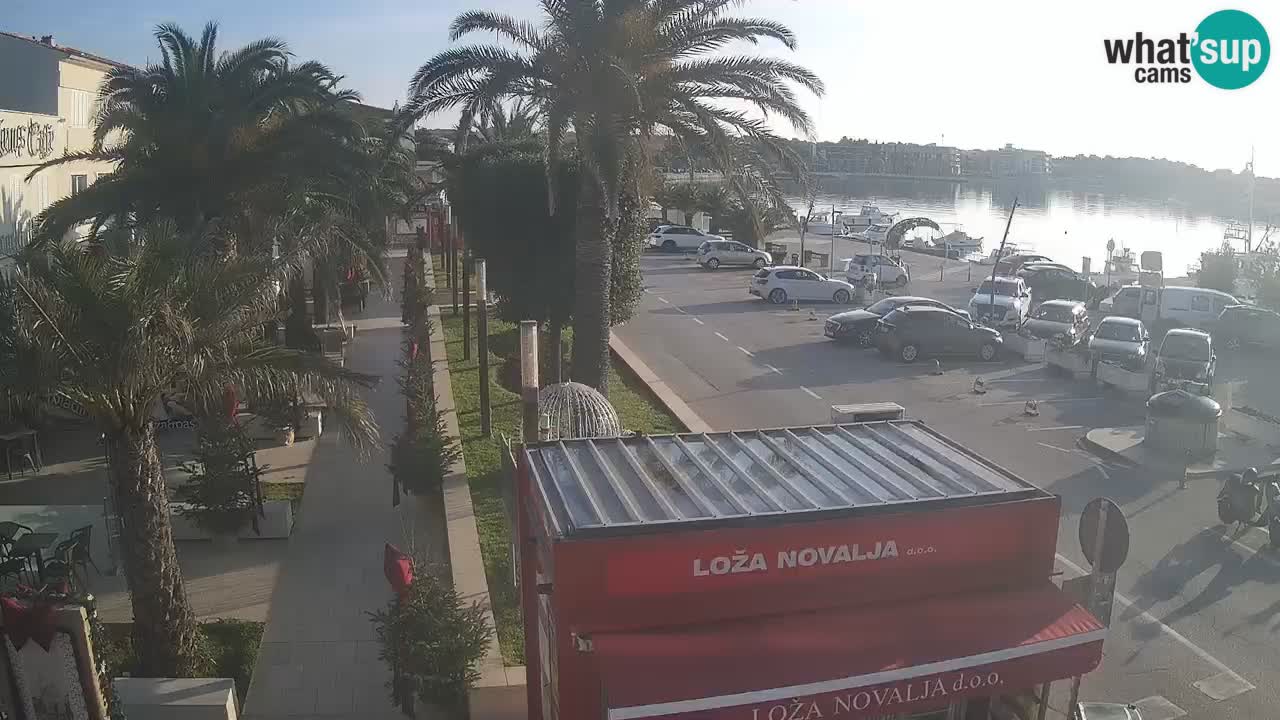 Webcam live Novalja – Obala Petra Krešimira IV