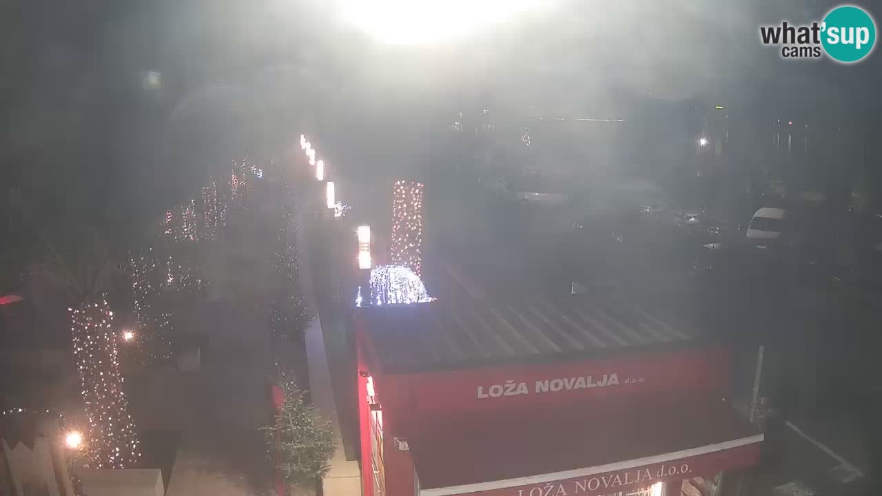 Live cam Novalja – Obala Petra Krešimira IV