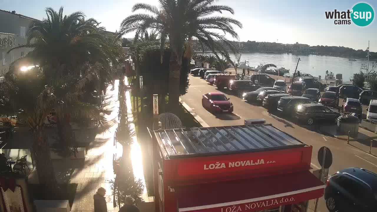 Camera en diecto Novalja – Obala Petra Krešimira IV