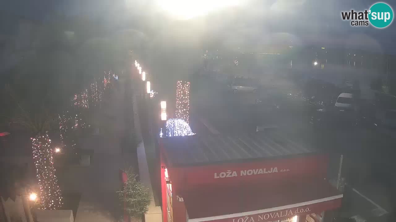 Live cam Novalja – Obala Petra Krešimira IV