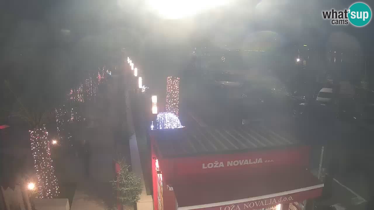 Live cam Novalja – Obala Petra Krešimira IV