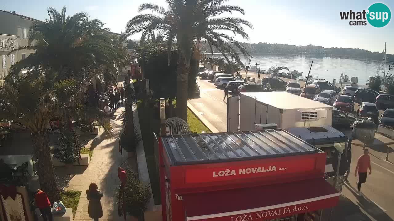 Webcam live Novalja – Obala Petra Krešimira IV