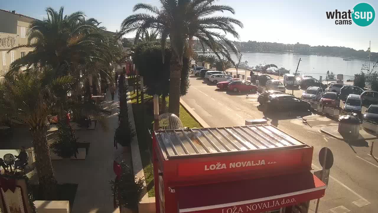 Webcam live Novalja – Obala Petra Krešimira IV