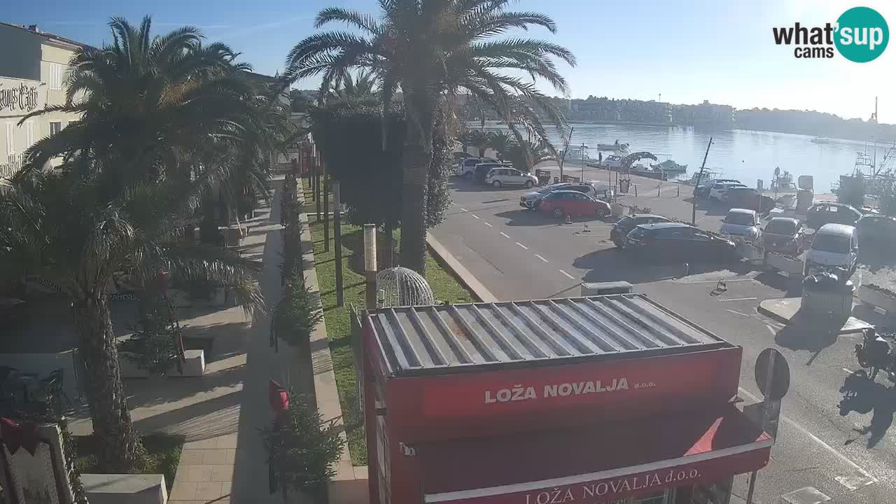 Live cam Novalja – Obala Petra Krešimira IV