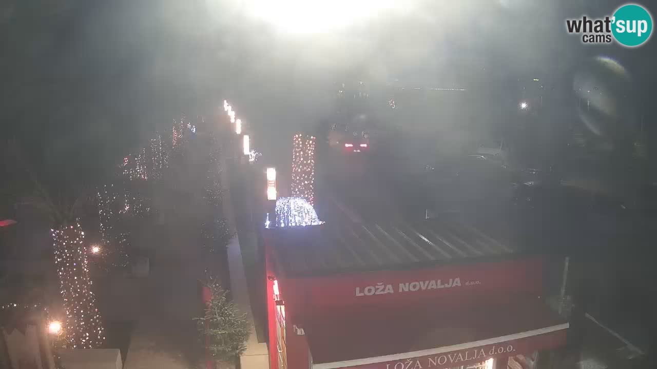 Webcam live Novalja – Obala Petra Krešimira IV