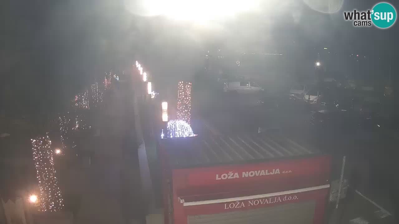 Live cam Novalja – Obala Petra Krešimira IV