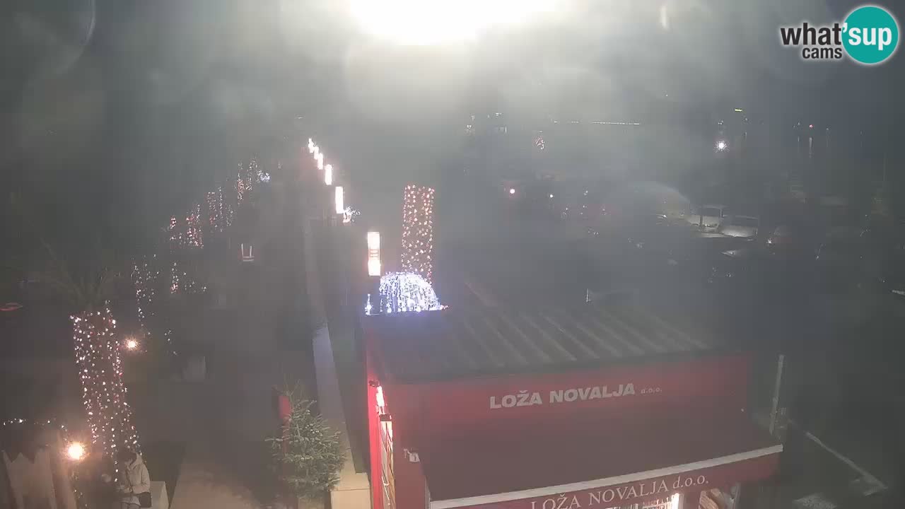 Webcam Novalja – Obala Petra Krešimira IV