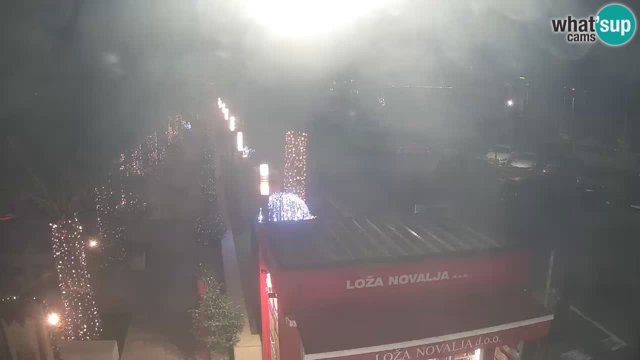 Live cam Novalja – Obala Petra Krešimira IV