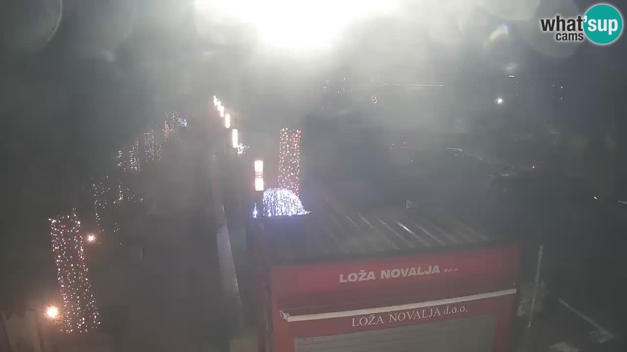 Live cam Novalja – Obala Petra Krešimira IV