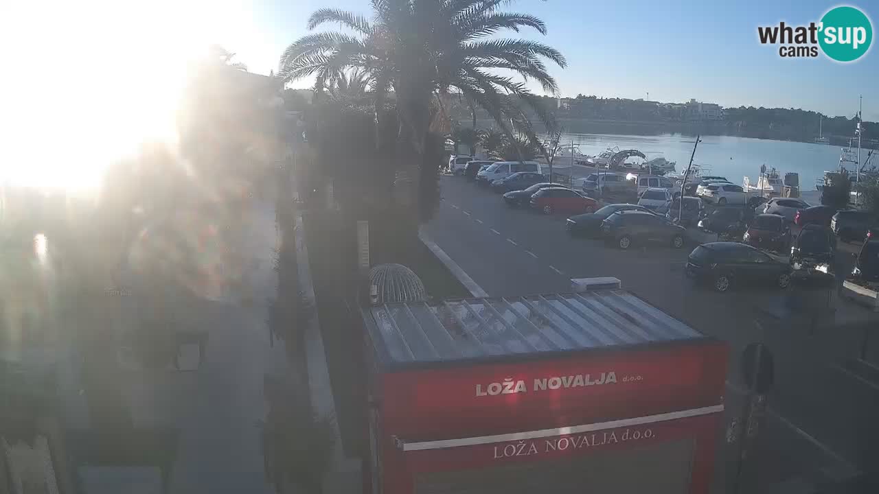 Webcam live Novalja – Obala Petra Krešimira IV