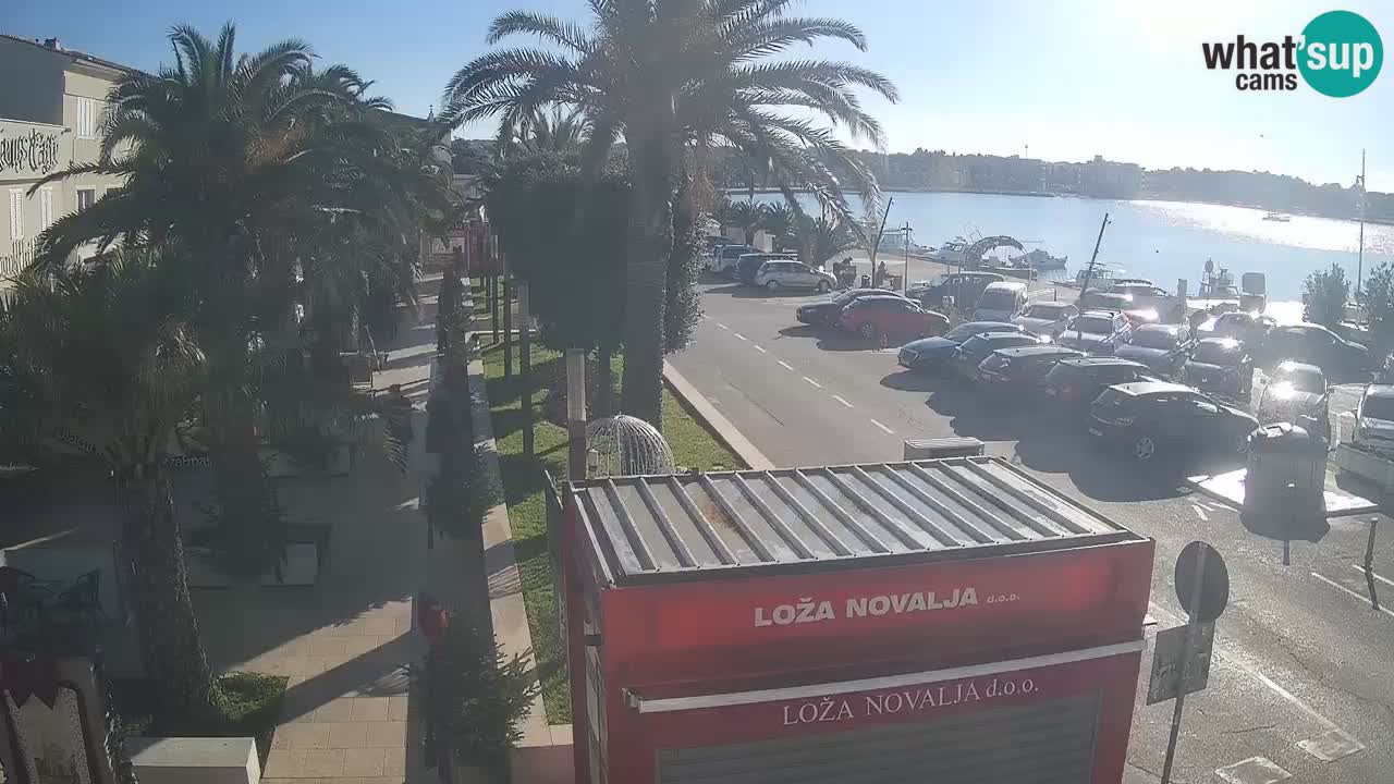 Webcam live Novalja – Obala Petra Krešimira IV