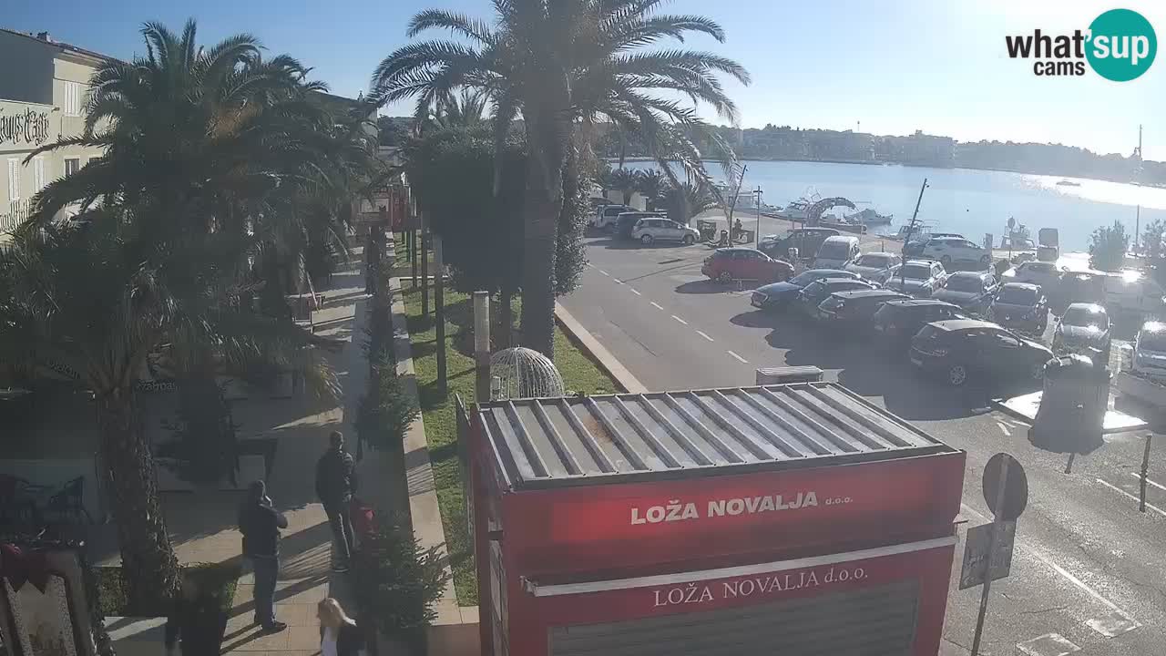 Live cam Novalja – Obala Petra Krešimira IV