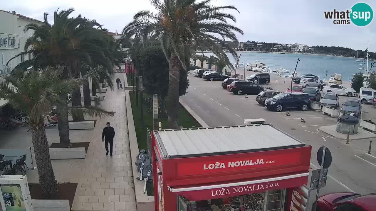 Live cam Novalja – Obala Petra Krešimira IV