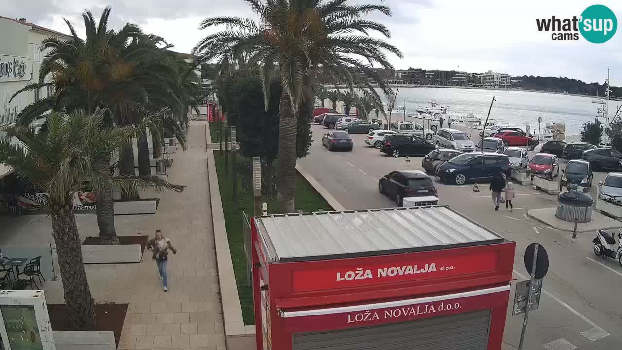 Webcam live Novalja – Obala Petra Krešimira IV