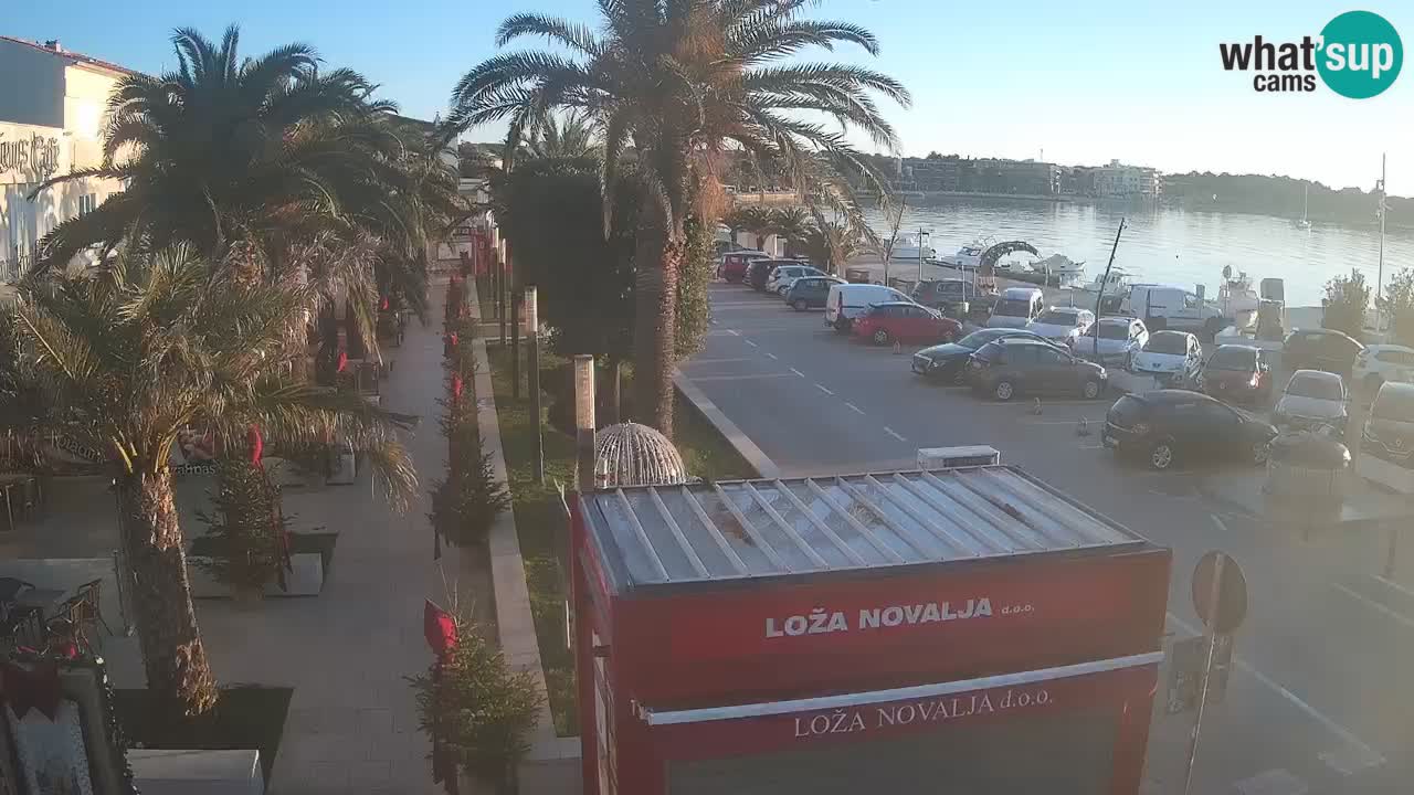 Camera en diecto Novalja – Obala Petra Krešimira IV